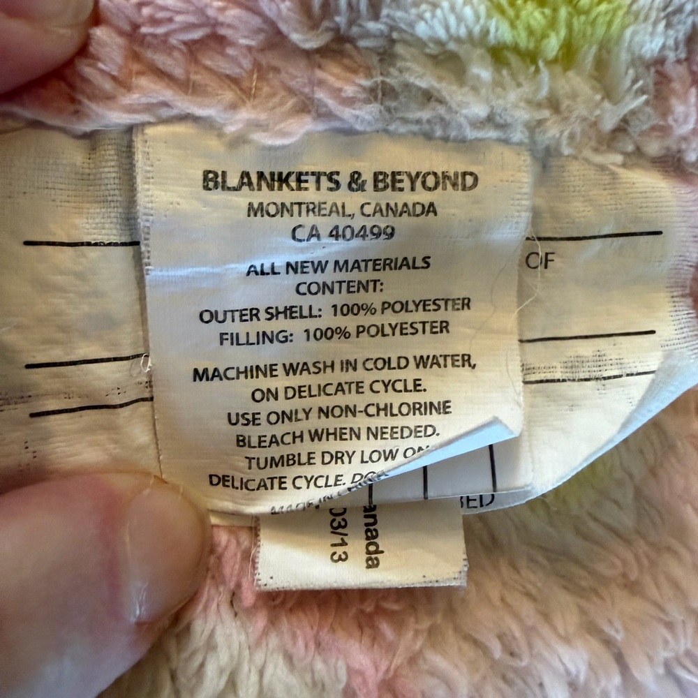 Blankets & Beyond Hooded Baby & Toddler Blanket - Bear Hooded Blanket, EUC! - Picture 4 of 16